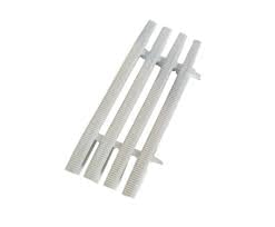 Helix Swimming Pool Overflow Grating 12 inches Double pin (1 Meters Each Package) White